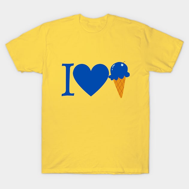 I Love Ice Cream T-Shirt by DesignMore21